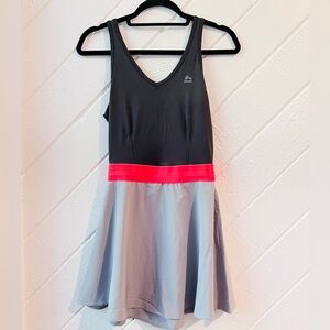 RBX Women’s Athletic Dress Black Grey & Neon Pink